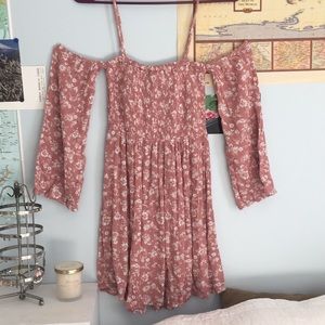 Off the Shoulder Floral Dress